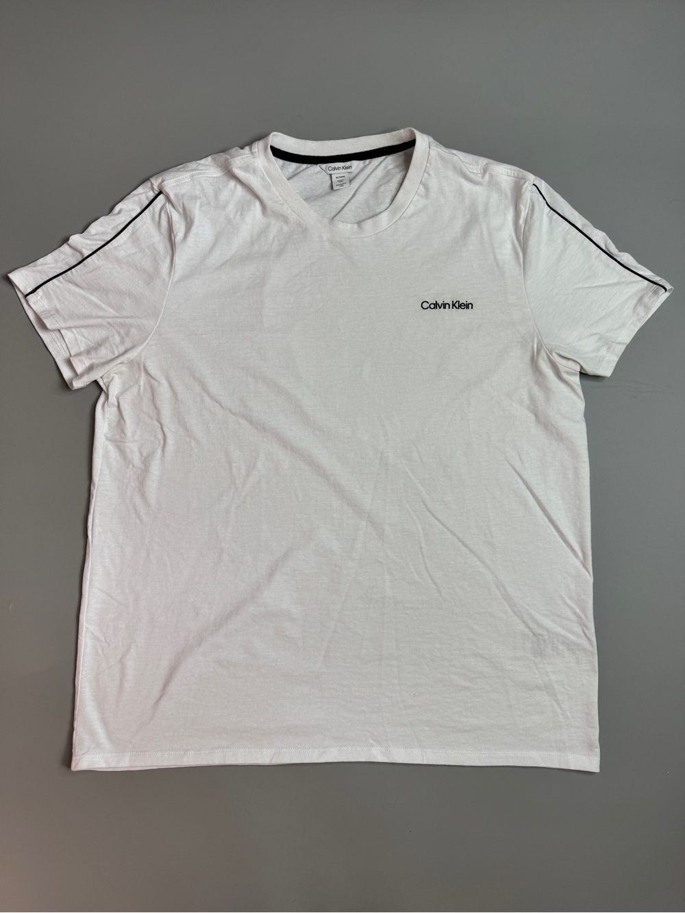 Calvin Klein White Short-Sleeve Tee